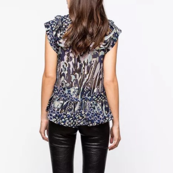 Zadig& Voltaire Toundra lurex top, size S - Picture 3 of 9